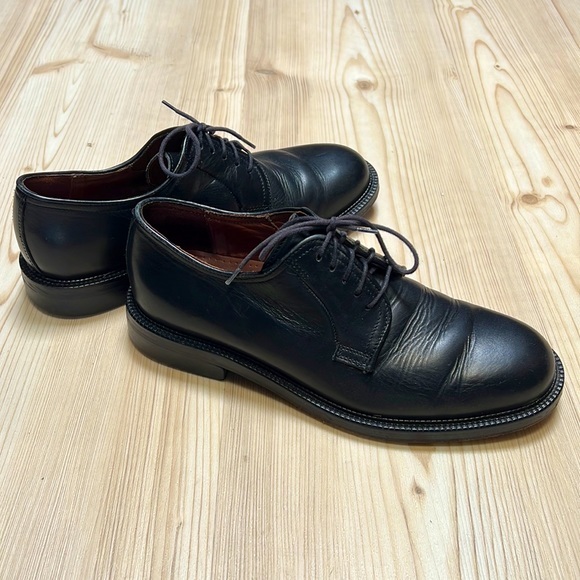 Brooks Brothers Classic Black Lace Up Oxford Shoes